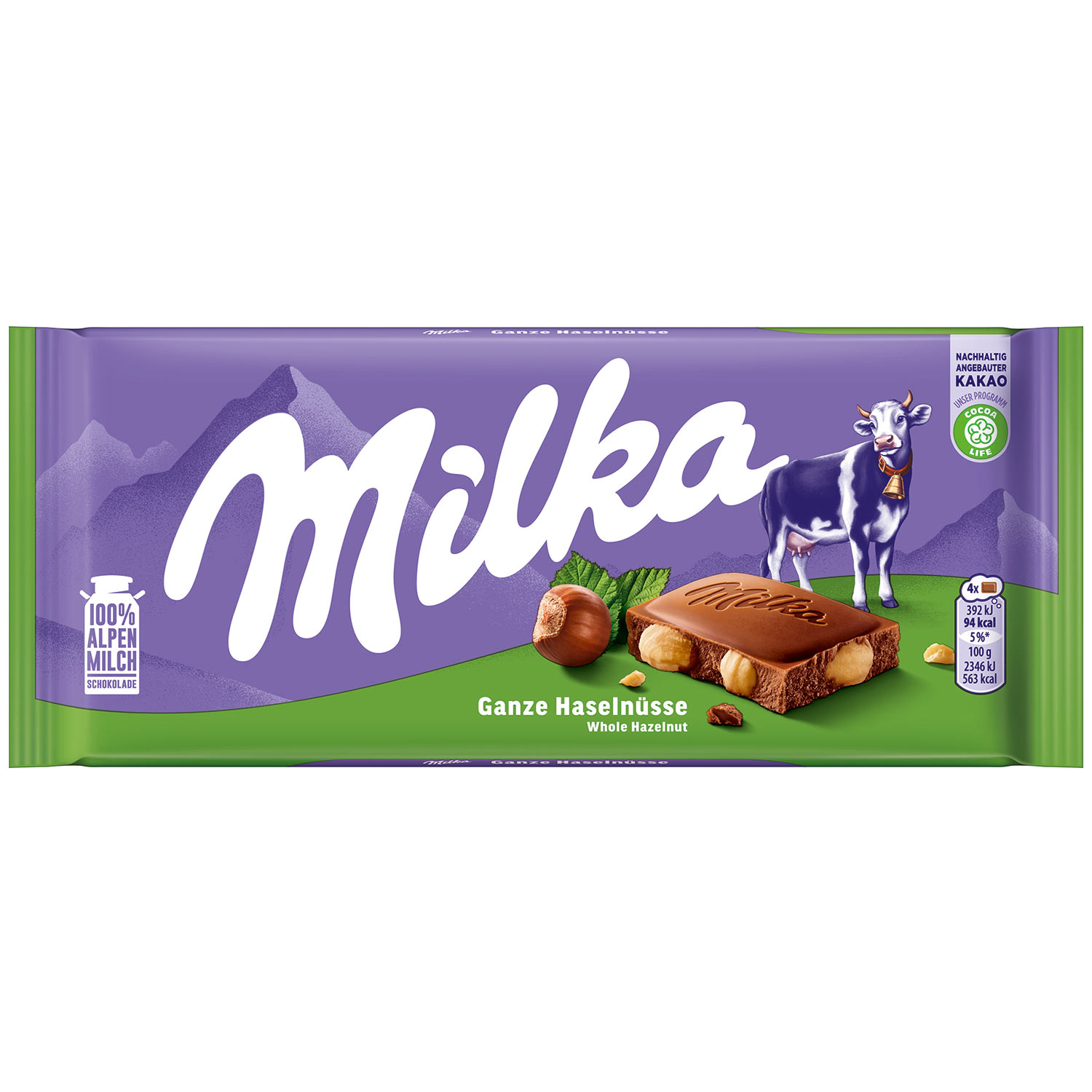 CHOCOLATE MILKA AVELLANA 100GR